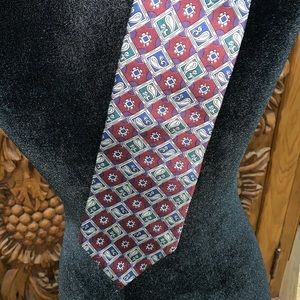 EUC Oscar de La Renta silk tie